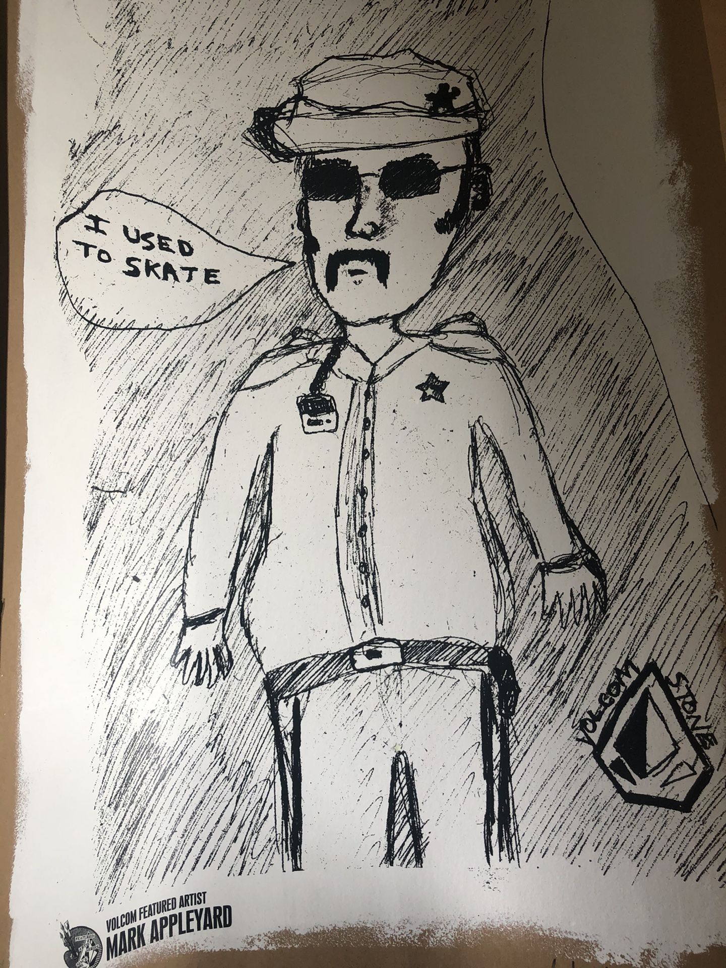 Volcom Poster - Signed by Mark Appleyard