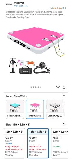 Inflatable Floating Dock Swimming Plataforma