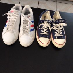 Tenis CONVERSE Size 7  Adidas 81/2   $15  C/ U  Simi Nuevos 