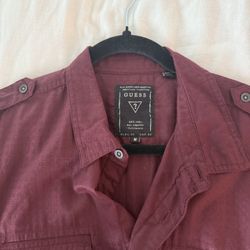 Guess Button Up NEW. Size m
