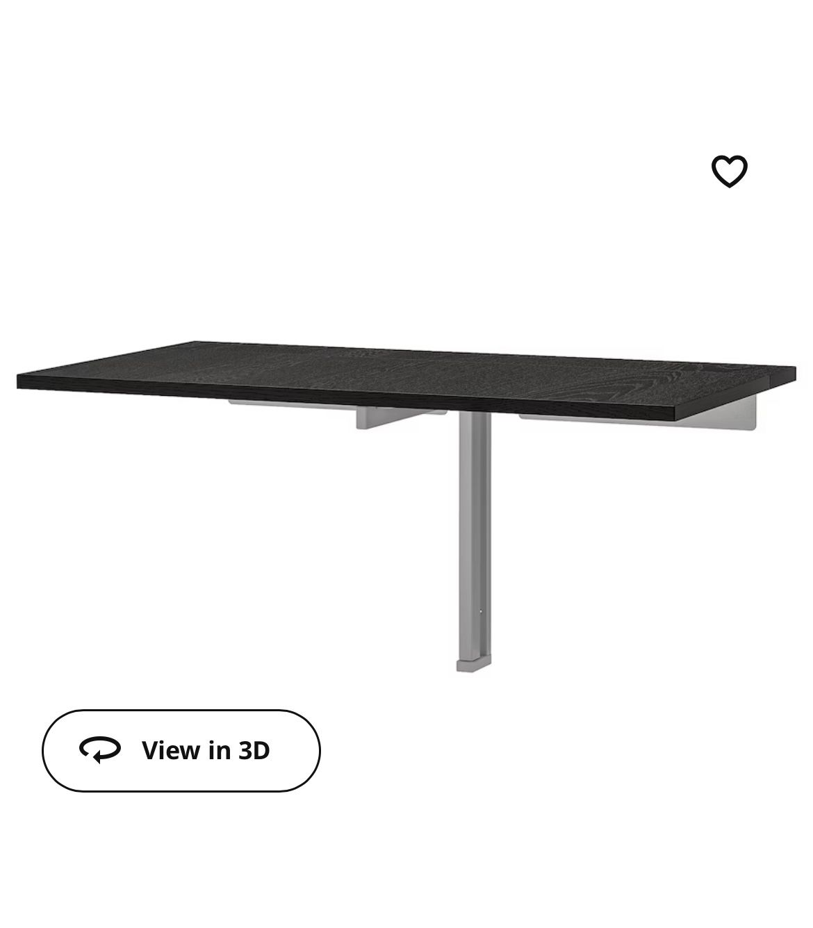 IKEA WALL MOUNTED DROPLEAF TABLE
