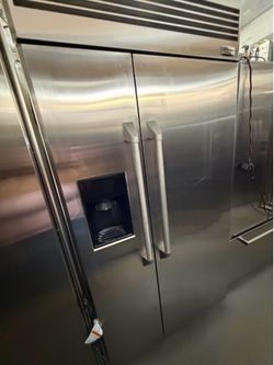 42” GE MONOGRAM BUILT IN STAINLESS STEEL REFRIGERATOR