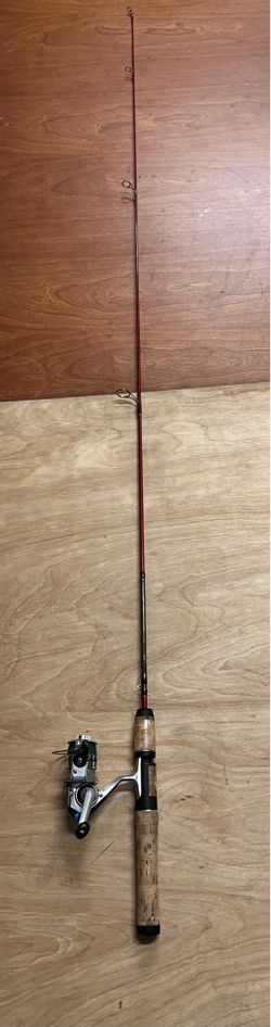 Ultralight Spinning Combo, Berkeley Rod, Shakespeare reel, trout, bluegill, Crappie, used