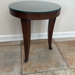 Small Glass Top Table 