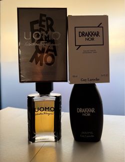 Salvatore Ferragamo Uomo & Drakkar Noir 3.4oz EDT Men’s Cologne