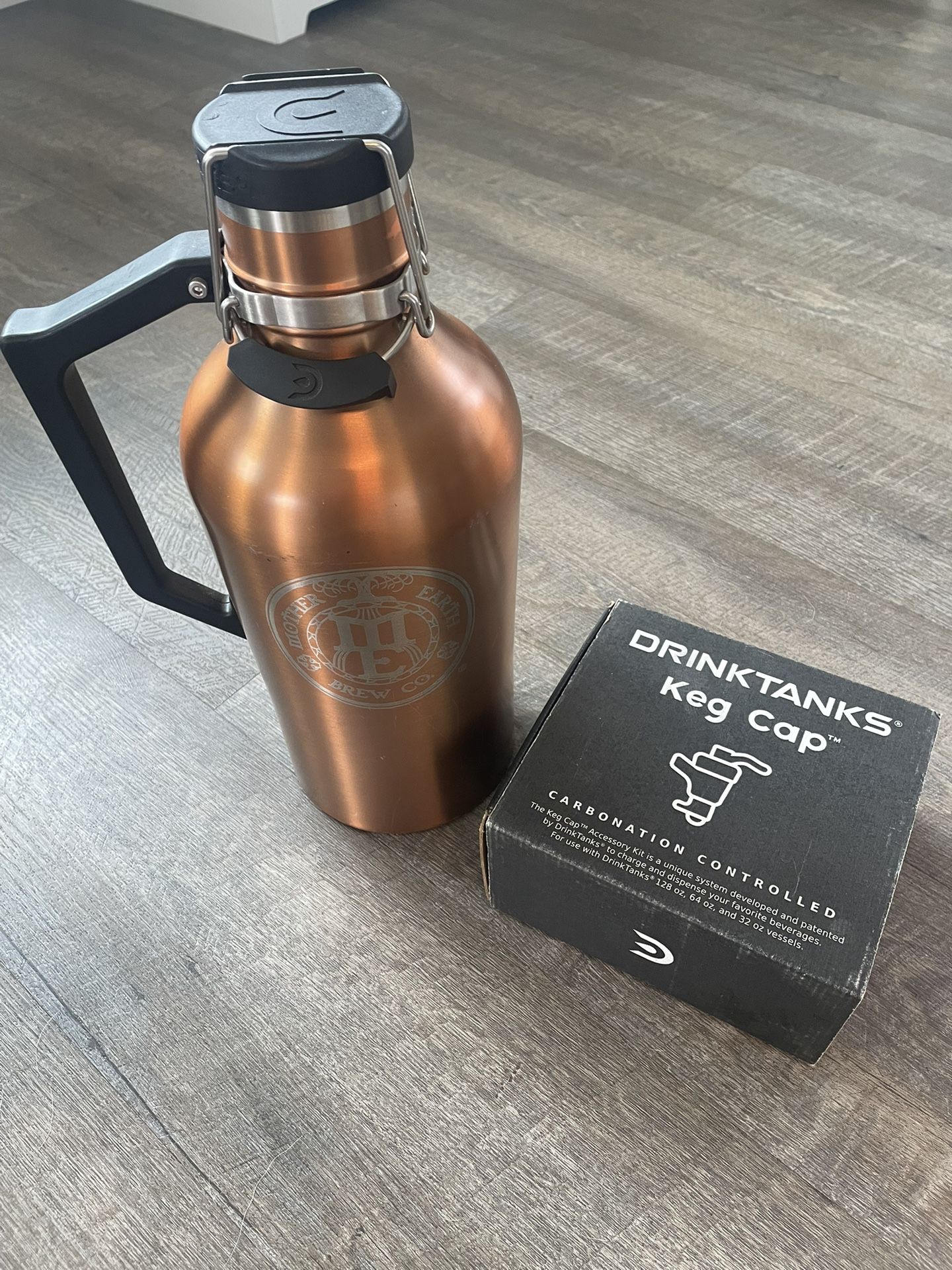 DrinkTanks 1 Gallon Hydro Flask/ Keg With Dispenser. Same As Yeti, Colman, Artic, Hydroflask, Stanley