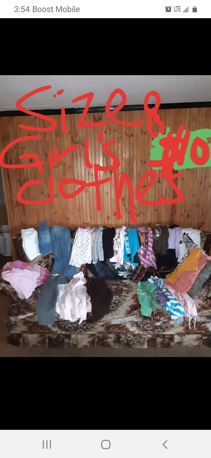 Girls size 8 clothes good condition