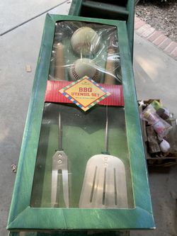 Baseball BBQ set