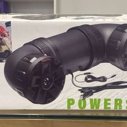 BOSS Audio Systems ATV6.5B ATV UTV Sound System - 6.5 inch Speakers, 1 inch Tweeters, Full Range, IPX5 Weatherproof, Bluetooth, Built-in Amplifier, Go