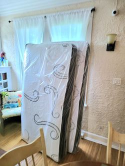 NEW TWIN MATTRESS AND BOX SPRING -- Also Available In All Sizes.