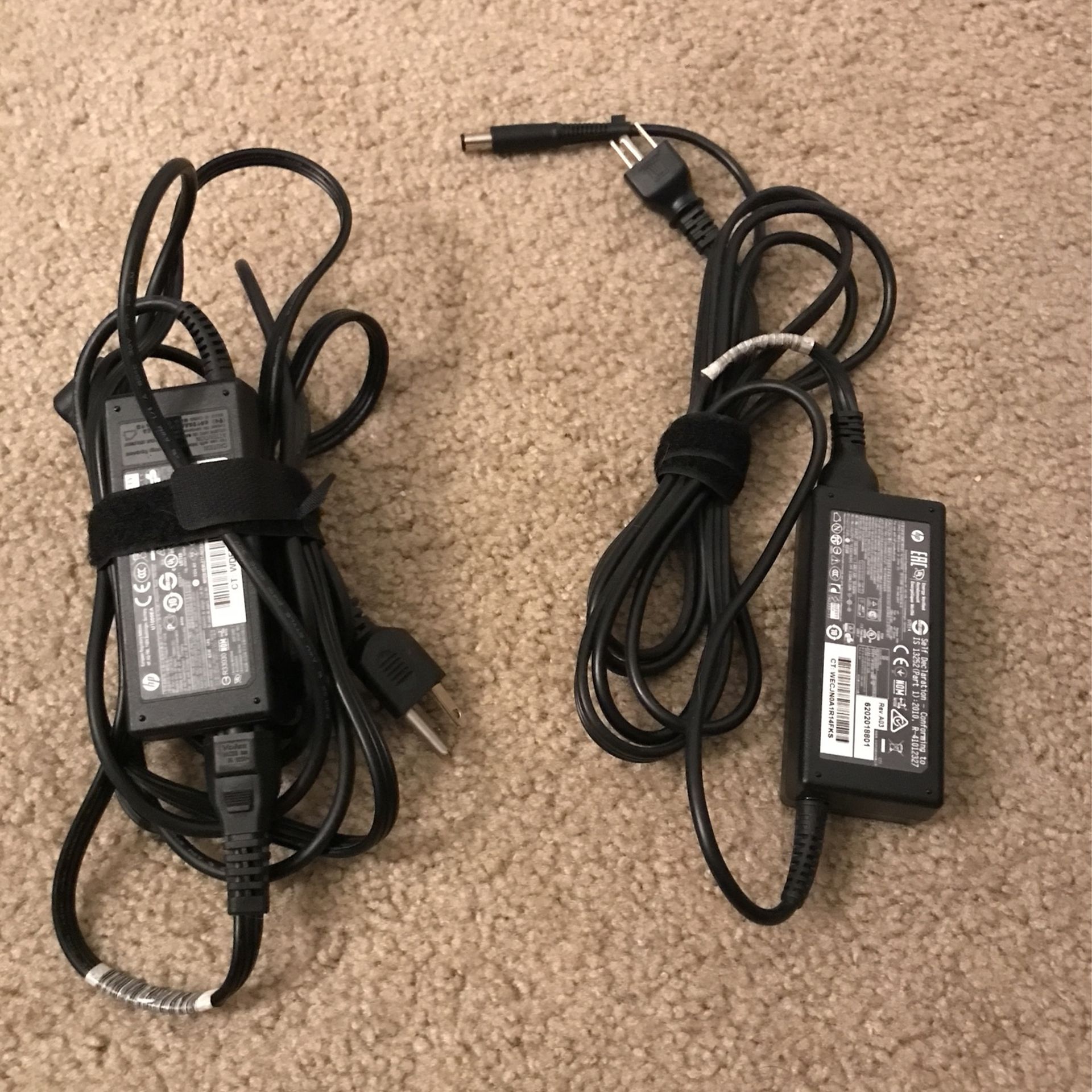 2 HP Laptop Chargers