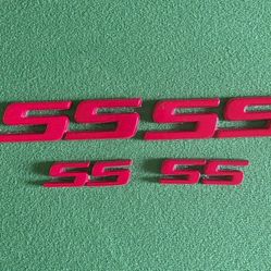 Badges Emblems Chevy Impala SS Or Chevy Mote Carlo 