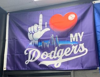 LA dodgers flag 3 ft x 5 ft NEW