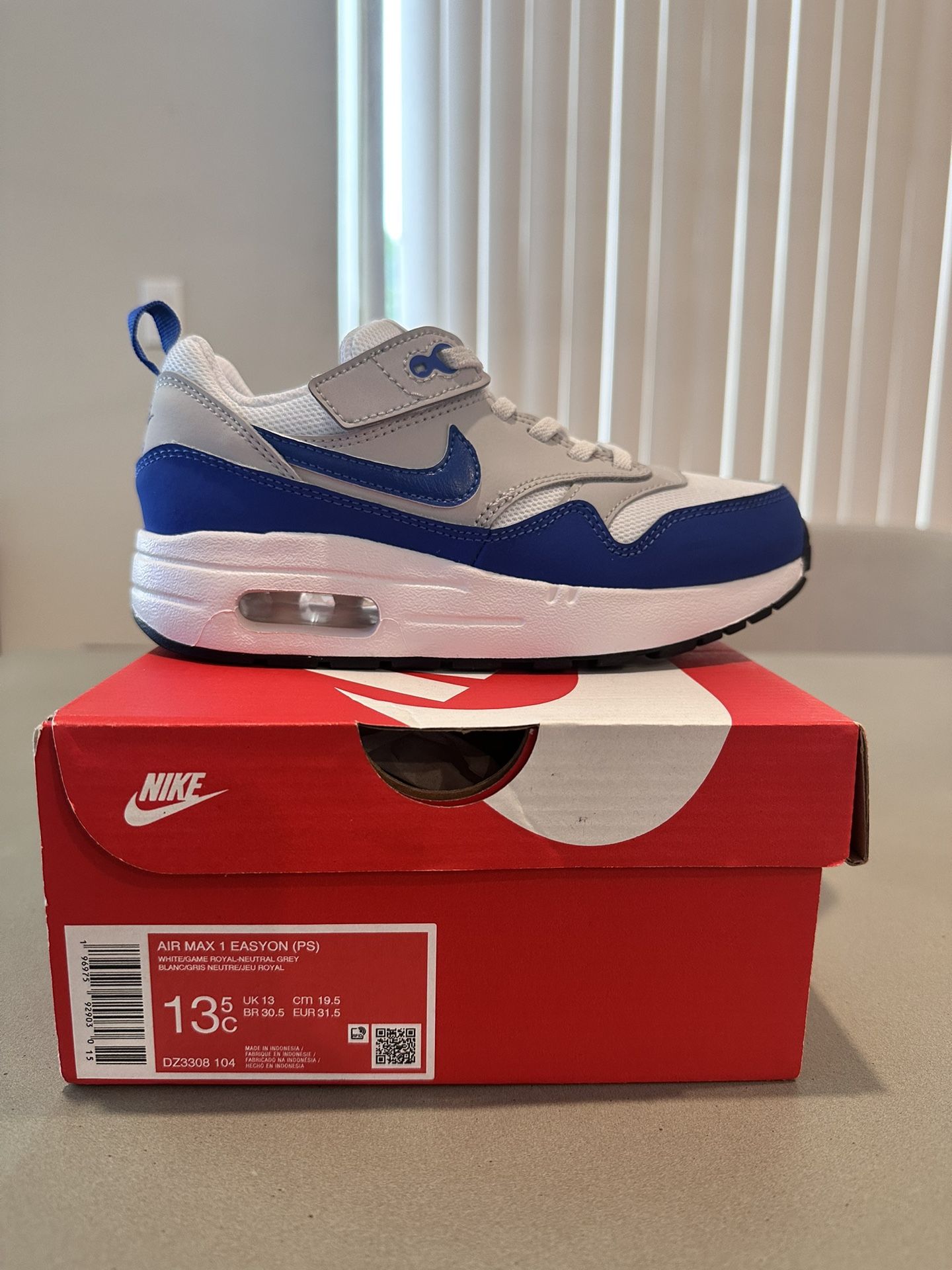 Air Max 1 Easyon (PS) 13.5c