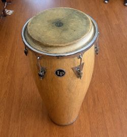 LP classic II series conga 11.75 inch tumba natural wood finish