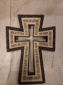 Cross wall art