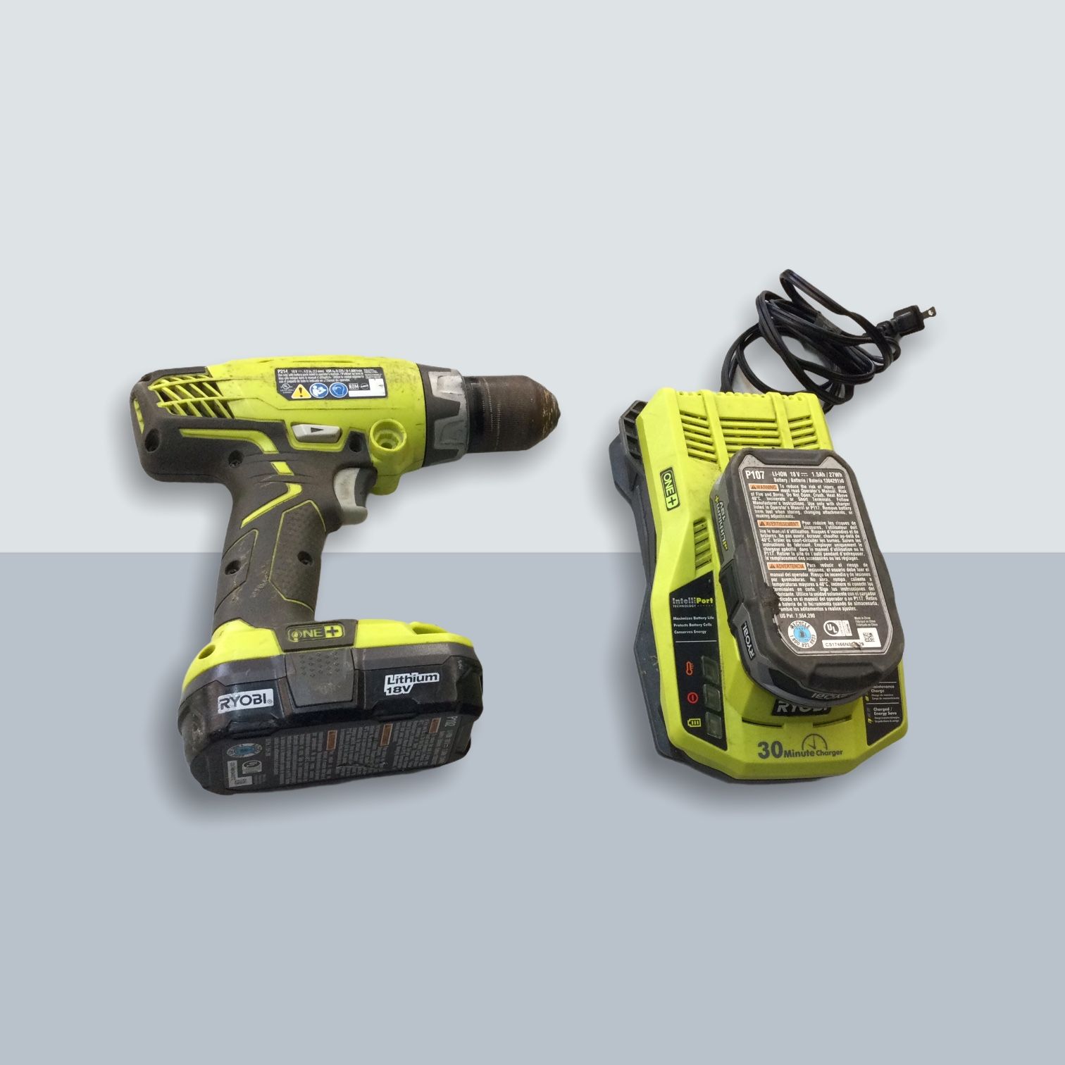 Ryobi Cordless Drill With Batteries
