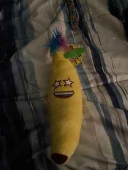 Banana stuffed animal