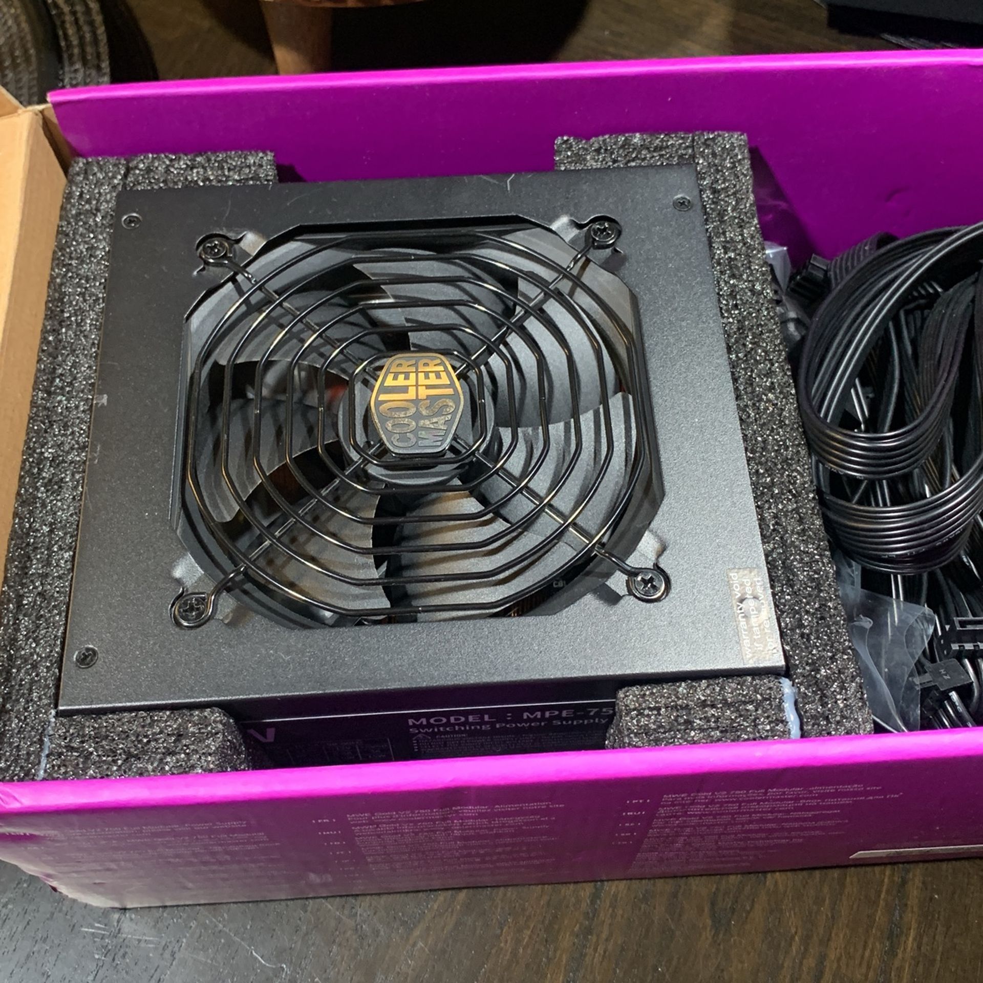 Cooler Master MWE 80 Plus Gold 750w V2 Fully Modular ATX Power Supply