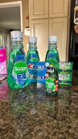  CREST  Toothpaste, mouthwash