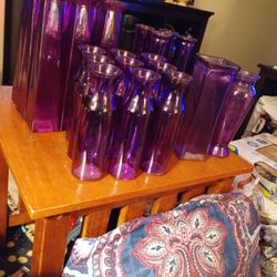23 Purple Vases Looking For A Florist I Have 100 Diff Colors 