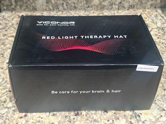 Red Light Scalp Care Cap – Adjustable Black Cap | Brand New