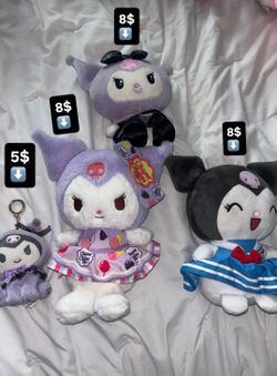 Individually sold kuromi plushies