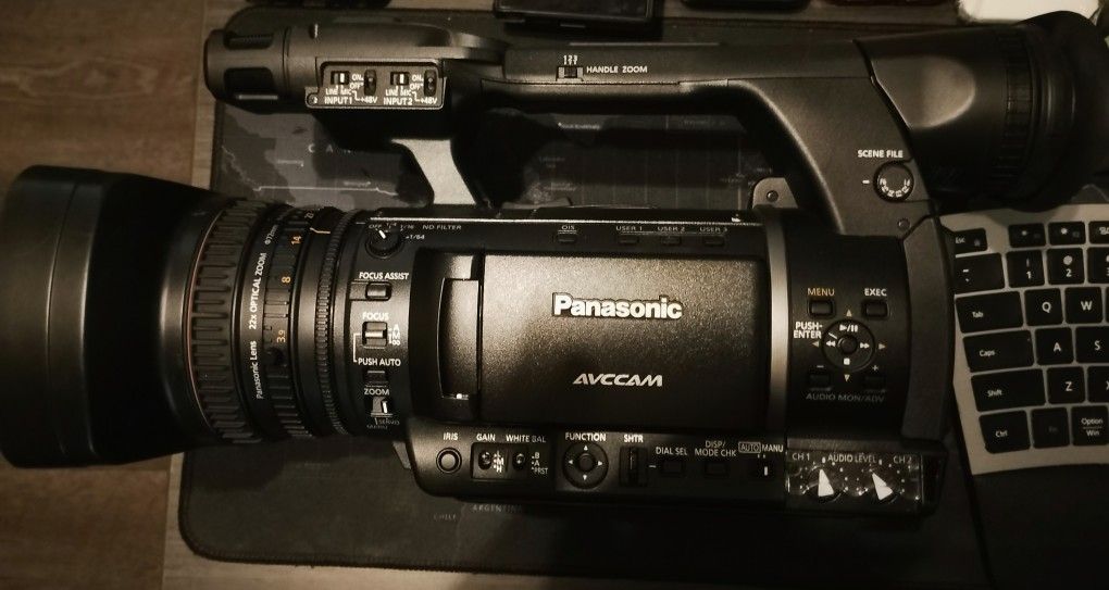 Panasonic AG-AC130P AVCCAM HD Professional Handheld Camcorder - XLR Audio