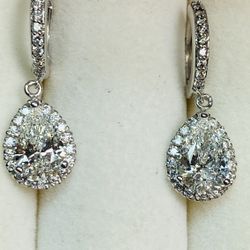 Diamond Earrings 14k Gold