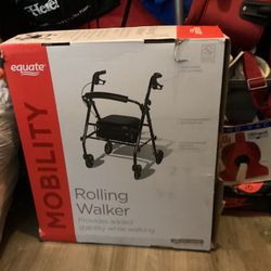 Equate Rolling Walker For mobility 
