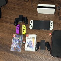 Nintendo switch OLED With Docking station And Accessories
