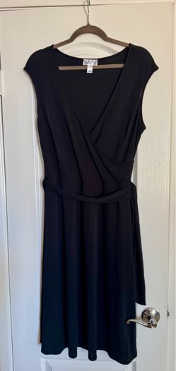 Black Ann Taylor Loft Sleeveless Dress