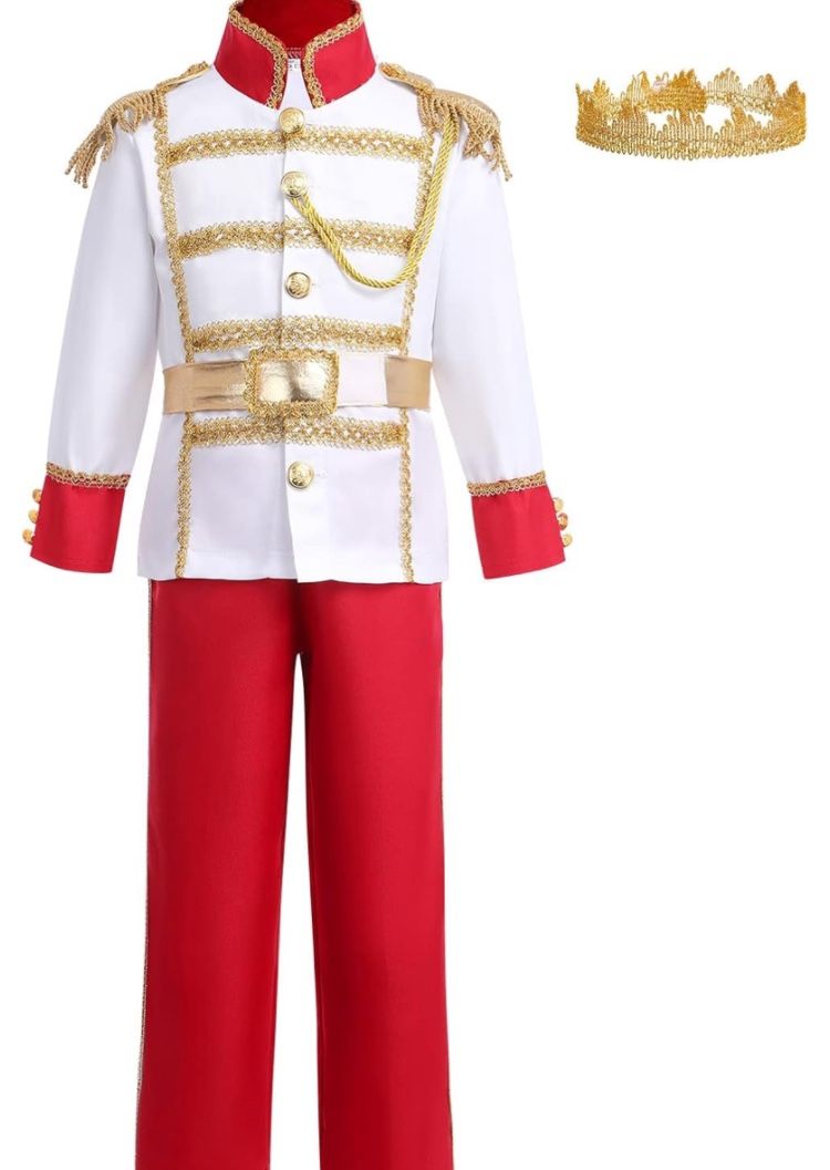 Prince Charming Kids Cosplay Costume 8-10yr *BRAND NEW*