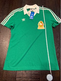 Adidas Adult Mexico 1986 Vintage Home Soccer Jersey Large