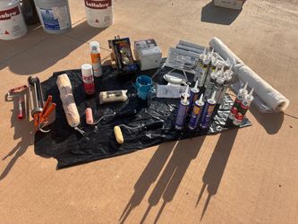 Assorted painter supply