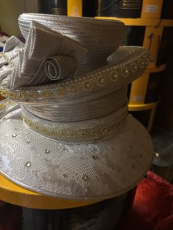 White And Silver Hat