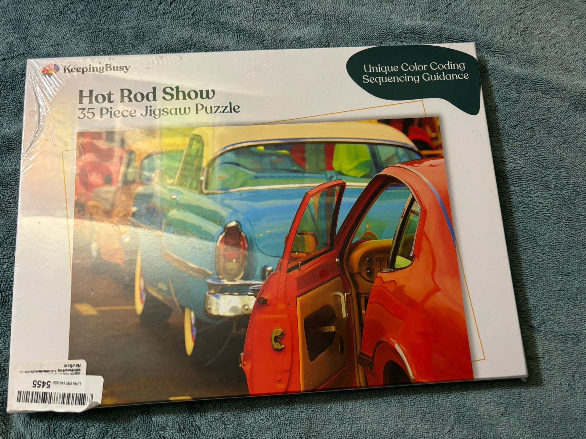 Older Adults Puzzle Hot Rod 35 Pc