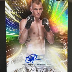 2024 Topps Gold Label UFC Ian Machado Garry SGS-IMG Surging Signatures Auto /299