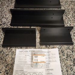 Set Of 4 Floating Shelves From Target With Installation Hardware