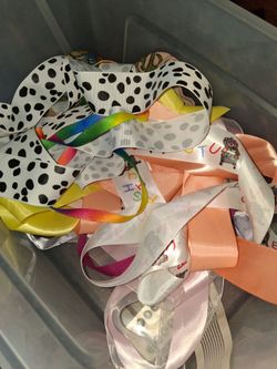 Mixed Ribbon Lot Assorted Patterns and Colors