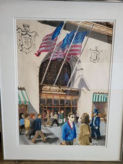 Historic New York City Landmark painting