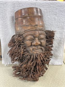 Antique Carved Bamboo Root