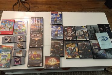 Video game lot Nintendo PlayStation Xbox pc