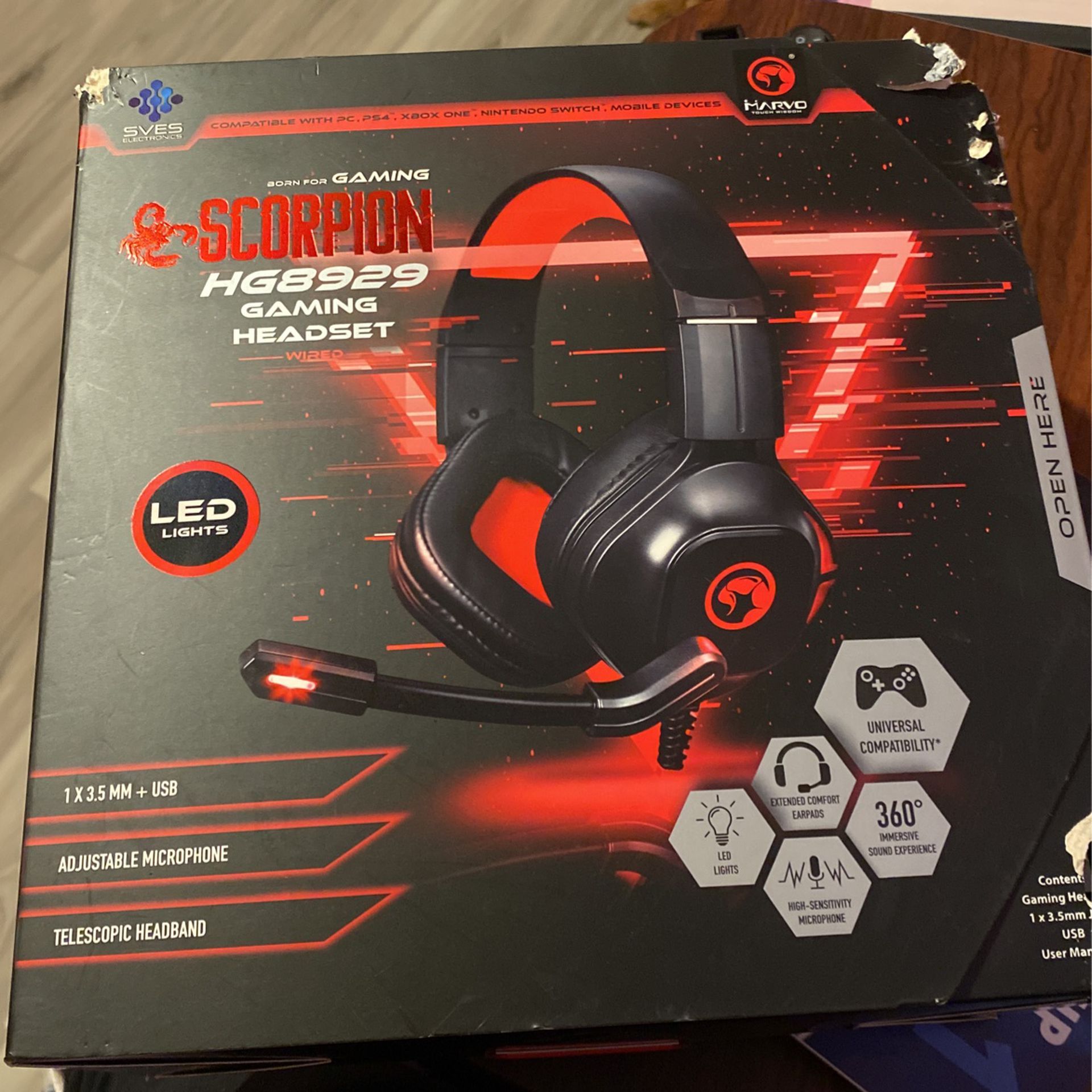 Scorpion Marvo Gaming Headset (wired)