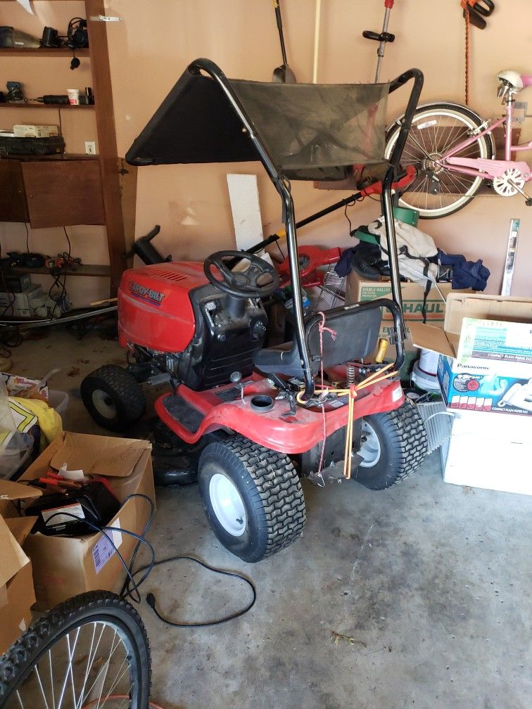 Troy Bilt Riding Lawn Mower With Top