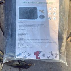 Single Car Garage Door Magnet Screen 