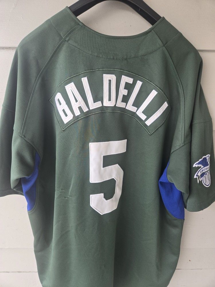 ROCCO BALDELLI #5 TAMPA BAY DEVIL RAYS THROWBACK NIKE JERSEY