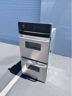 GE Stainless Steel 27” Built-In Electric Double Wall Oven Model JRP28SK5SS