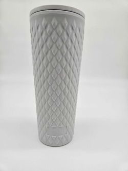 ZAK DESIGNS White Cora 24 oz. Insulated Tumbler