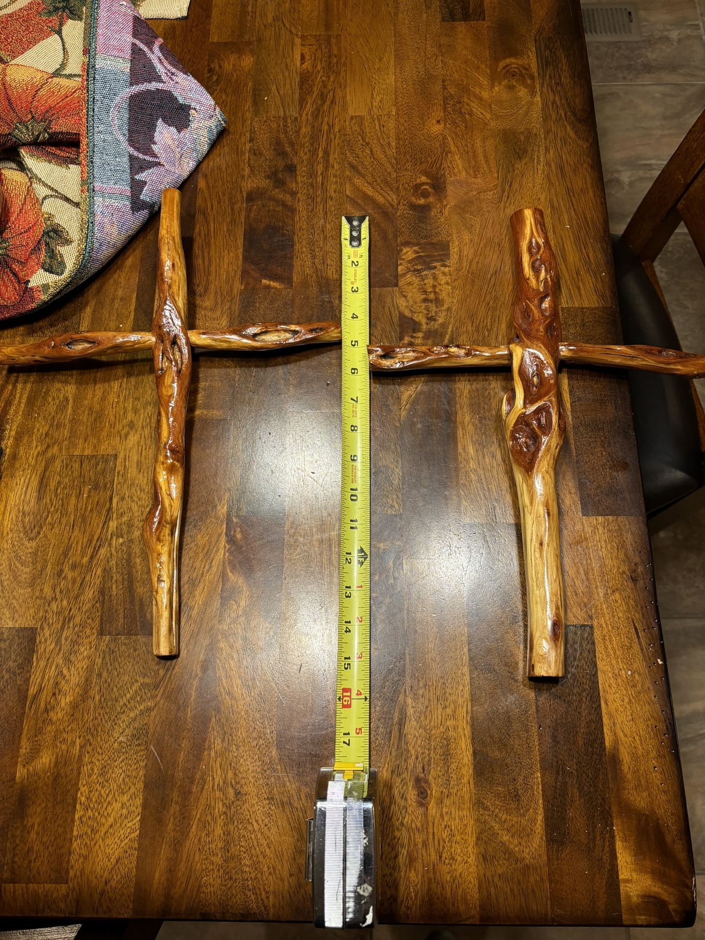 Handcrafted wood crosses